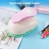 Lever Action Craft Punch, Circle & Flower Shape Paper Puncher for DIY Scrapbooking, Cards & Crafts view 4