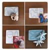 YJIUYUANQ DIY Patchwork Template DIY Handmade Stencils for Quilting Patterns Making Crafts - 4 Sets(Cap/Horse/Elephant/dragonfpy) view 1