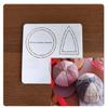YJIUYUANQ DIY Patchwork Template DIY Handmade Stencils for Quilting Patterns Making Crafts - 4 Sets(Cap/Horse/Elephant/dragonfpy) view 4