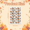 8 Pcs Halloween Transfer Paper for Polymer Clay, Skull Pumpkin Ghost Moon Spiders Pattern Water Transfer Sheet for Polymer Clay, Water Soluble Transfer Sheet for Earrings Jewelry Making 5.8X3.9 in view 3
