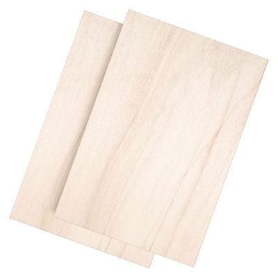 DSJBGSS Basswood Basswood Sheets for Crafts,Plywood Sheets with Smooth Surface for Laser Engraving and Cutting, Architectural Models, Stainin,2Pcs(0.3x30x45cm)