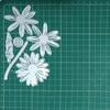 Annchaos Cutting Dies Metal Stencils Scrapbooking Tools DIY Embossing Template for Paper Card Making Album Arts Crafts Supplies (Little Daisy-10x14.3cm) view 3
