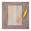 Invitation Sleeves 50X Vellum Wedding Invitations Cards Rose Gold Foil Bridal Shower Invite Envelopes Gilding Silver Stamping Foil Birthday Party(Dark purple,Blank Set) view 2