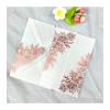 Invitation Sleeves 50X Vellum Wedding Invitations Cards Rose Gold Foil Bridal Shower Invite Envelopes Gilding Silver Stamping Foil Birthday Party(Red,With Envelope) view 1