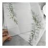 Invitation Sleeves Green leaf Vellum Wrap suitable for a 5 x 7 Wedding Invitation(80pcs) view 1