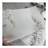 Invitation Sleeves Green leaf Vellum Wrap suitable for a 5 x 7 Wedding Invitation(80pcs) view 2
