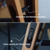 Desktop Hand Stitching Pony, Wood Leather Sewing Horse Clamp, Universal Angle Adjustment, Clamping Thickness 0-2 Cm, with Needle Storage Device, for DIY Leather Sewing view 3