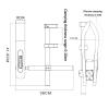 Desktop Hand Stitching Pony, Wood Leather Sewing Horse Clamp, Universal Angle Adjustment, Clamping Thickness 0-2 Cm, with Needle Storage Device, for DIY Leather Sewing view 4