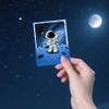 CHGCRAFT Astronaut Clear Stamps Galaxy Transparent Stamps Planet Silicone Clear Stamp Seals for DIY Scrapbooking Photo Album Decoration, 4.36.3 inch view 3