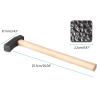 Ergonomic Design Metalworking Hammer Square Head with Wood Handle for Jewelry Bangles Making and Rust-Resistant view 4