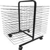 Art Drying Rack For Classroom Mobile Painting Drying Rack With Wheels Storage Organizer And Painting Artwork Shelf For Art Studio(26-layer) view 2