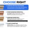 Construction Paper Roll 36" x 1200" (100 feet), 300 Sq.Ft Extra Thick Floor Covering for Protection (20 mil, 200 lb Thickness) - Contractor Paper for Remodeling & Surface Protection by IDL Packaging view 4