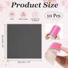 MECCANIXITY 10 Pcs Black Shimmer Cardstock Paper 10 Inch Length 10 Inch Width 80lb/120gsm Metallic Paper Sheets for Art Supplies Paper Crafting view 2