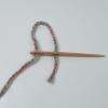 2Pcs Large Eye Crochet Needle Double Hole Wood Wood view 3