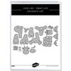 Christmas Clear Stamp Set Reusable Clear Silicone Stamps with Pumpkins, Skulls, Bats, Santa Claus and Holiday Designs for Cards, Scrapbooking, journaling and DIY templates (Layered Christmas Deer Die) view 4