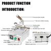 400W Leather Embossing Machine, Heating Area 40*140mm, With 140mm Flat Mold Fixture, Precision Dial, Horizontal And Vertical Accurate To 1mm, Fast Heating and Easy To Replace Mold, for Leather, Cloth view 3