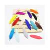 1000Pcs Swan Feathers Accessory with Metal Clasp, Natural Goose Feather Accessories 2.83.5In for Crafts DIY Costumes Halloween Hat Mask Jewelry Decor Instant Decoration (Grey) view 3