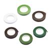 DOITOOL 6 Rolls Floral Stem Wrap Tape Flower Tape Bouquet Wrapping DIY Decorative for Flower Arrangement Gift Scrapbooking Home Use Light Green White Coffee Dark Coffee view 1