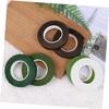 DIYEAH 6 Rolls Floral DIY Tape Each Floriculture Stem Wrapping Tapes for Bouquet Arranging Gift Wrapping and Craft Decorating Includes Light Green White Coffee Dark Coffee view 4