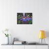 A Marching Band in Mismatched Neon Uniforms - Made in USA - 24 * 18 Inch Matte Canvas Wall Art view 3