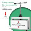 DNEPEI Manual Bookbinding Press, Book Press for Paper Making, 3306 lb/1500 kg Pressure, for Home, School, Office, and Bookbinding Easy Operation, Office A4 view 3