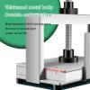 DNEPEI Manual Bookbinding Press, Book Press for Paper Making, 3306 lb/1500 kg Pressure, for Home, School, Office, and Bookbinding Easy Operation, Office A4 view 4