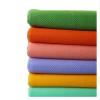 Stretch mesh Fabric 3D Mesh Fabric for Clothing Bed Linings Shoes Sewing Plain Elastic Three-Layer Interlayer Cloth Thickend Breathable(Light Purple) view 3