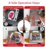 DNEPEI Refrigerator Sticker Making Machine,DIY Button Badge Press Maker Kit,Includes Press + Paper Cutter + 100-Piece Supplies, Compatible with Acrylic & Cardboard Acrylicsheet-3.1 * 2in/8 * 5.3cm view 4