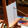 AFPSDLFJDLS 10pcs Square Oil Painting Board Cotton Canvas Art Painting Board Sketchpad view 4