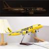1/80 Scale Airplane Model Spirit 320 Collection Statue with Light Touch or Sound Control with T Jigs Fixtures Stand Kit for Decoration or Gift(Normal) view 3