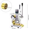 Manual Hot Stamping Machine, Digital Automatic Leather Hot Stamping Machine, Manual Embossing Tool to Indent Wood Paper PVC Card Printing Machine, Multifunction view 4