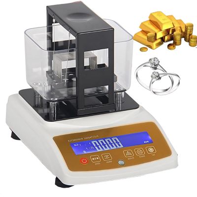 Lissontine Digital Electronic Gold Purity Tester Machine, Laboratory Purity Detector, Precious Metal Density Metre Kit, Max 1200g, 0.001g Accuracy, 0.0001g/cm Resolution Lab-120g