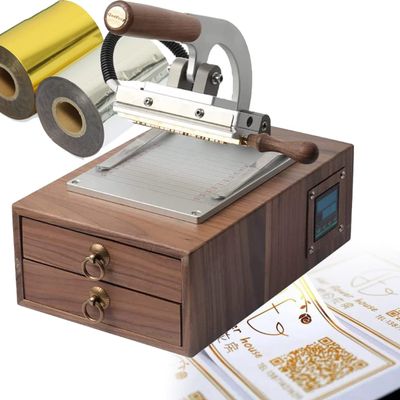 Multi Function Digital,Foil Hot Stamping Machine Embossing Brass Alphabets Letters Label Bronzing Machine Leather Wood Stamp Embosser Tool Set