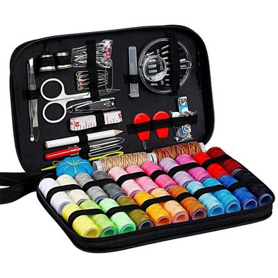 DFWZMQTG 98 Pieces of Sewing Set Accessories Practical Mini Travel Needle and Thread Bag