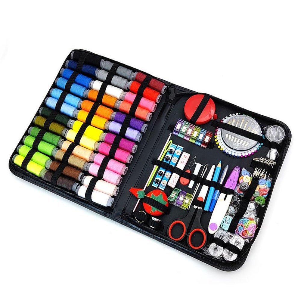 DFWZMQTG Home Travel Needle Box and Thread Embroidery Sewing Tool Set 229 Piece and