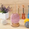 yeeplant Wooden Craft Yarn Holder with Twirling Spindle, Smooth Rotation Mechanism, Portable for Knitting & Crochet view 2
