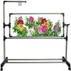 Embroidery Stand - Height Adjustable Needlework Floor Frame with Wheels, Stainless Steel Craft Stand for Art and Sewing Projects view 1
