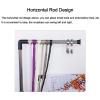 Embroidery Stand - Height Adjustable Needlework Floor Frame with Wheels, Stainless Steel Craft Stand for Art and Sewing Projects view 4