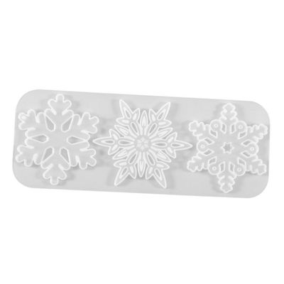 Artibetter Silicone Snowflake Ornament Mold for DIY Crafts Xmas Decoration Making Kit Portable and Safe Snowflake Xmas Mould for Teens