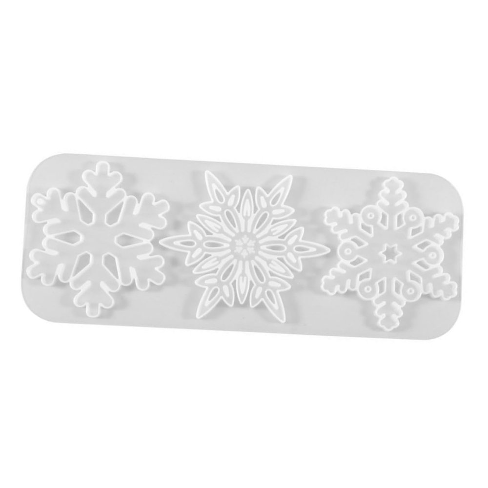 Artibetter Silicone Snowflake Ornament Mold for DIY Crafts Xmas Decoration Making Kit Portable and Safe Snowflake Xmas Mould for Teens
