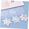 Artibetter Silicone Snowflake Ornament Mold for DIY Crafts Xmas Decoration Making Kit Portable and Safe Snowflake Xmas Mould for Teens view 2