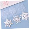 Artibetter Silicone Snowflake Ornament Mold for DIY Crafts Xmas Decoration Making Kit Portable and Safe Snowflake Xmas Mould for Teens view 3