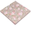 Hanjunzhao 42Pcs 10" Layer Cake Fabric - Vintage Brown Print Cotton Fabric Squares 10x10, Layer Cakes 10 inch Squares for Quilting, Sewing, Quilts, Bags, and Crafts - Light Coffee view 2