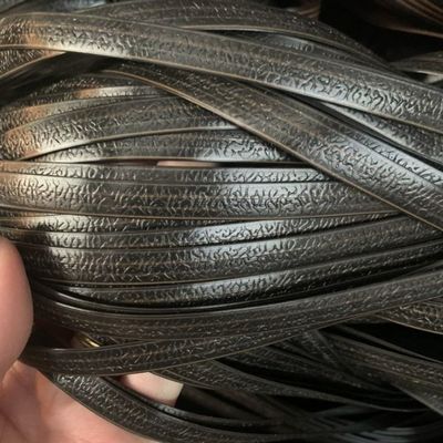 SVBVRFEEW Synthetic Rattan Repair Material Plastic Wicker Repair Kit Wicker Patio Furniture Repair Material Black/Brown Rattan Repair Kit for Webbing Baskets(Embossed Black)
