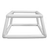 Focket Embroidery Frame, Double Layer Knit Hoops with Plastic Clamp/Holder for Hand Embroidery Projects and Crafts (WHITE) view 2