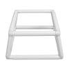 Focket Embroidery Frame, Double Layer Knit Hoops with Plastic Clamp/Holder for Hand Embroidery Projects and Crafts (WHITE) view 3