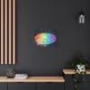 A Rainbow Labyrinth Floating Among the Stars - Matte Canvas Wall Art 24 * 18 inches Made in USA view 4