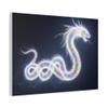 A Glowing Rainbow Holographic Serpent Matte Canvas Wall Art 24 * 18 inch Made in USA view 2
