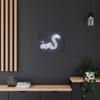 A Glowing Rainbow Holographic Serpent Matte Canvas Wall Art 24 * 18 inch Made in USA view 4