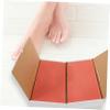 HAKIDZEL Foot Orthotic Sponge Box for Accurate Footprint Molding DIY Insole Casting Kit for Sports Shoes Casual Shoes High Heels and Boots Comfortable Breathable Material Red Footprint Mold view 4